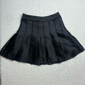 Katie J NYC Black Mini Skater Skirt